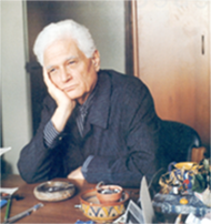 Jacques Derrida, a French philosopher