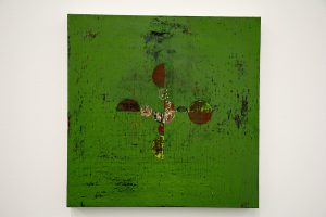 Gabriel Orozco green tempura painting