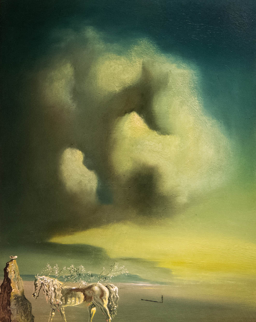 Salvador Dali painting, Vegetal Metamorphosis: 1934