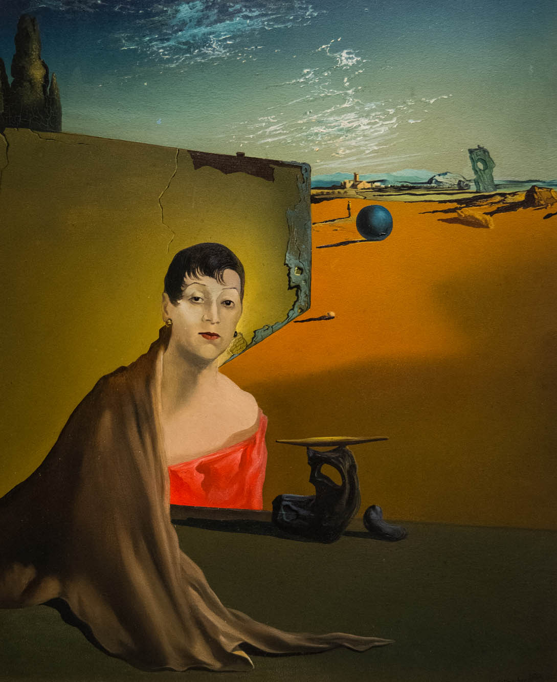 Salvador Dali painting, Portrait of Madame Ducas, 1935 41.2 x 33 cm