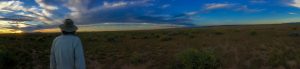 Landscape near the Lightening Field in New Mexico
